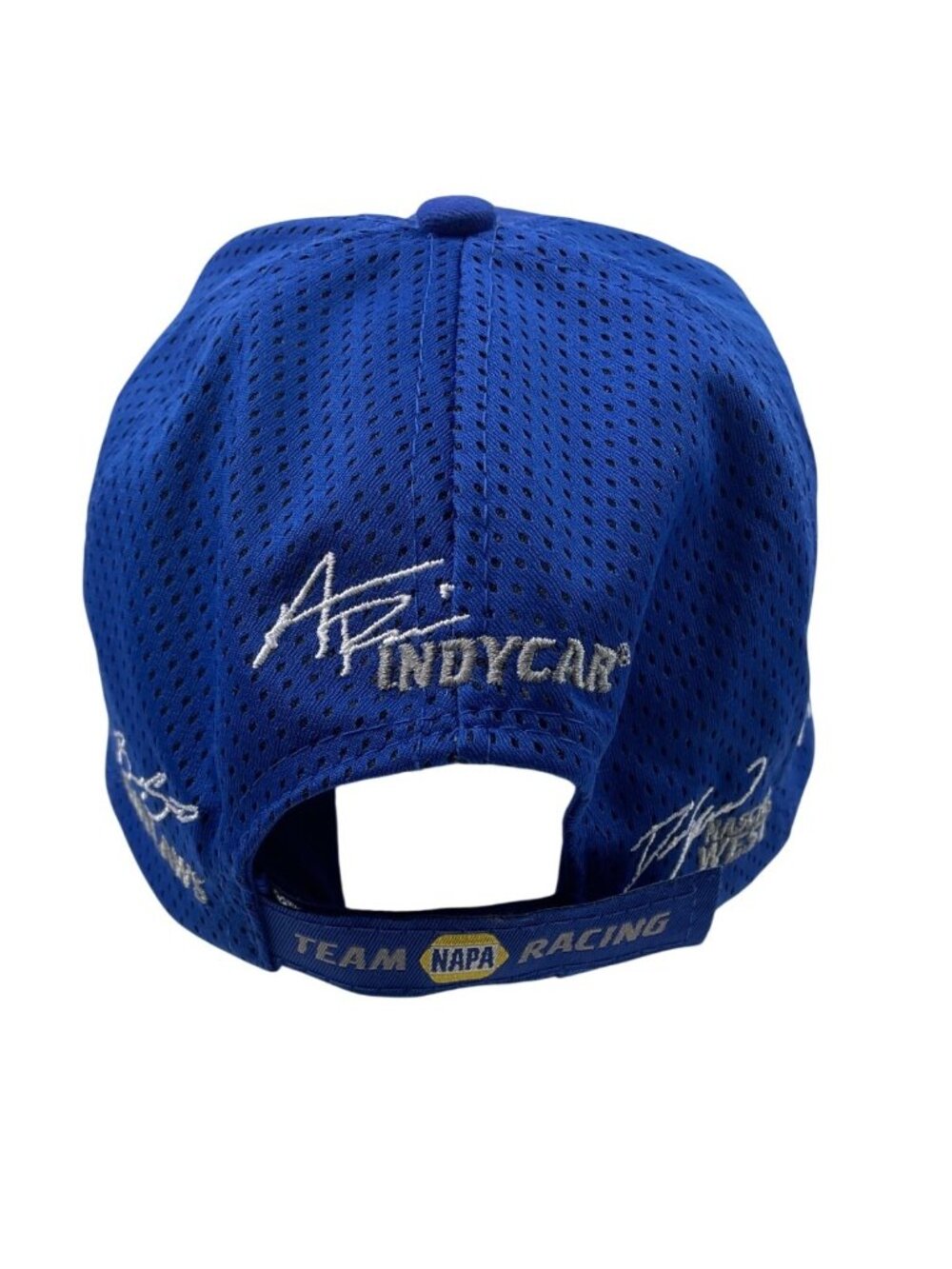 NAPA Racing Embroidered Adjustable Blue Hat With Mesh Back - Picture 4 of 6